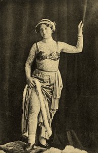 Retrato de Maud, The Tattooed Lady, c.1905